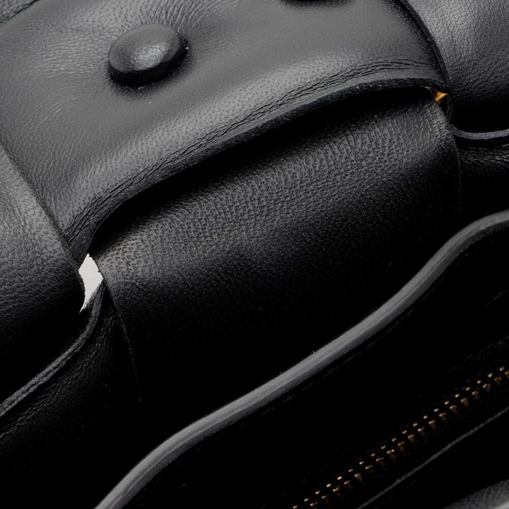 Bottega Veneta Lambskin Cassette Chain Maxi Shoulder Bag - Picture 10 of 16